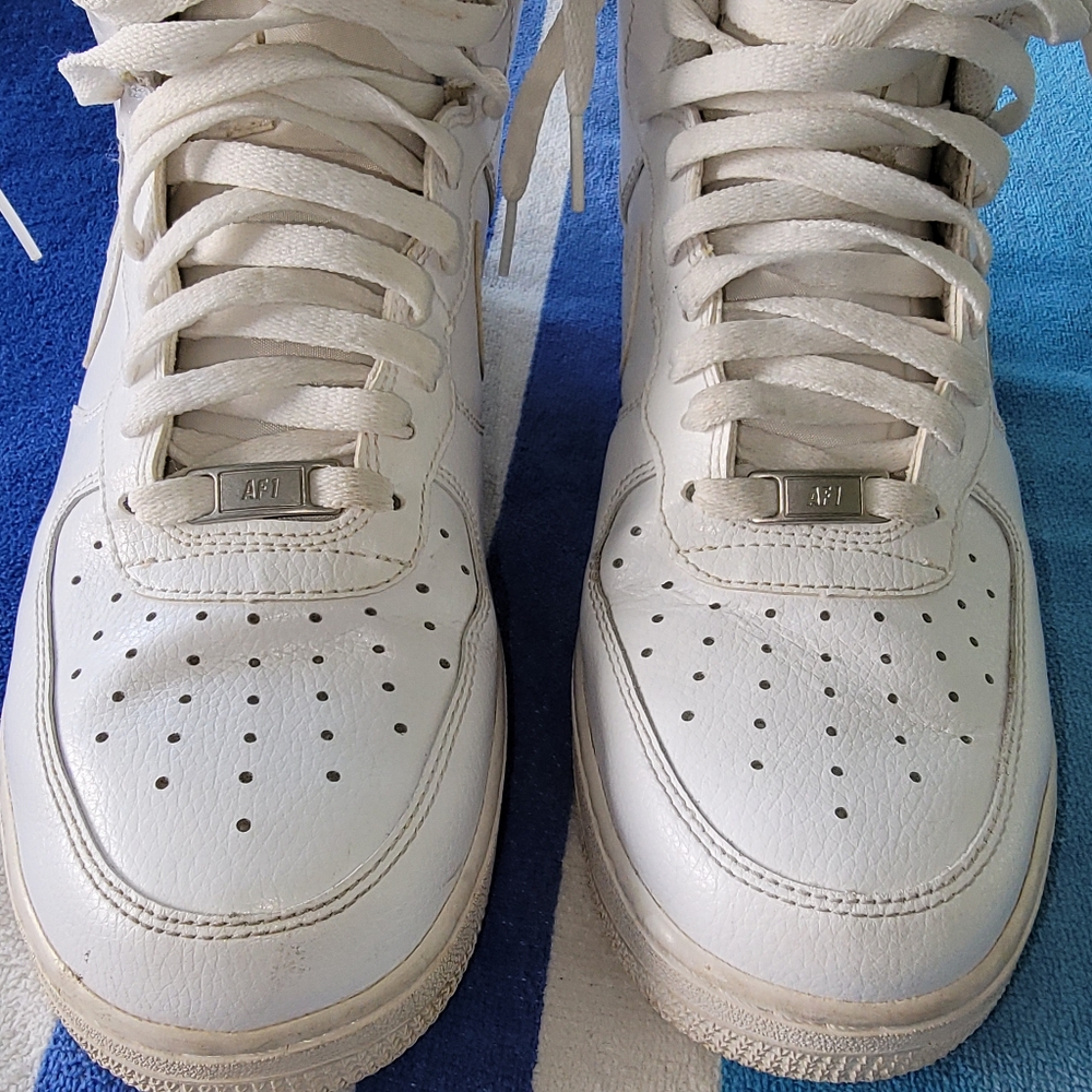 Nike Air Force 1 high top sneakers shoes Men's Size 10 - Picture 3 of 13